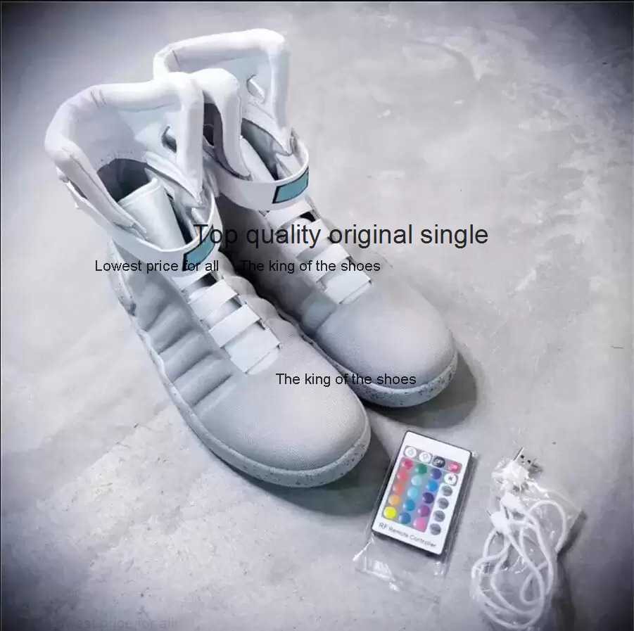 

Grey Boots Led Shoe Black Red Marty Mcfly 'S Mag Back To The Future Glow In The Dark Light Martys Mcflys Mags, Women eu37
