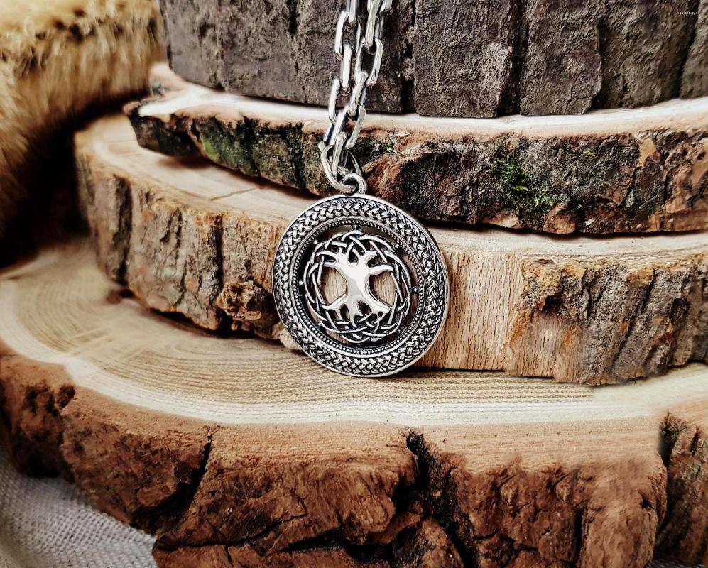 

Pendant Necklaces World Tree Viking Sterling Yggdrasil Necklace Norse Jewelry