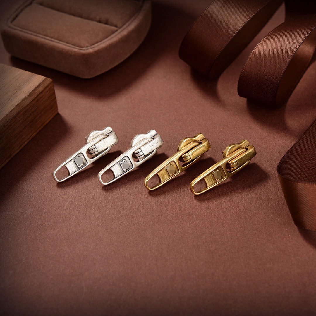 

Zipper head B letters Earring studs Brand non-fading Allergy Prevention Earrings Women Men Ear studs Designer Jewelry BBE3 --01