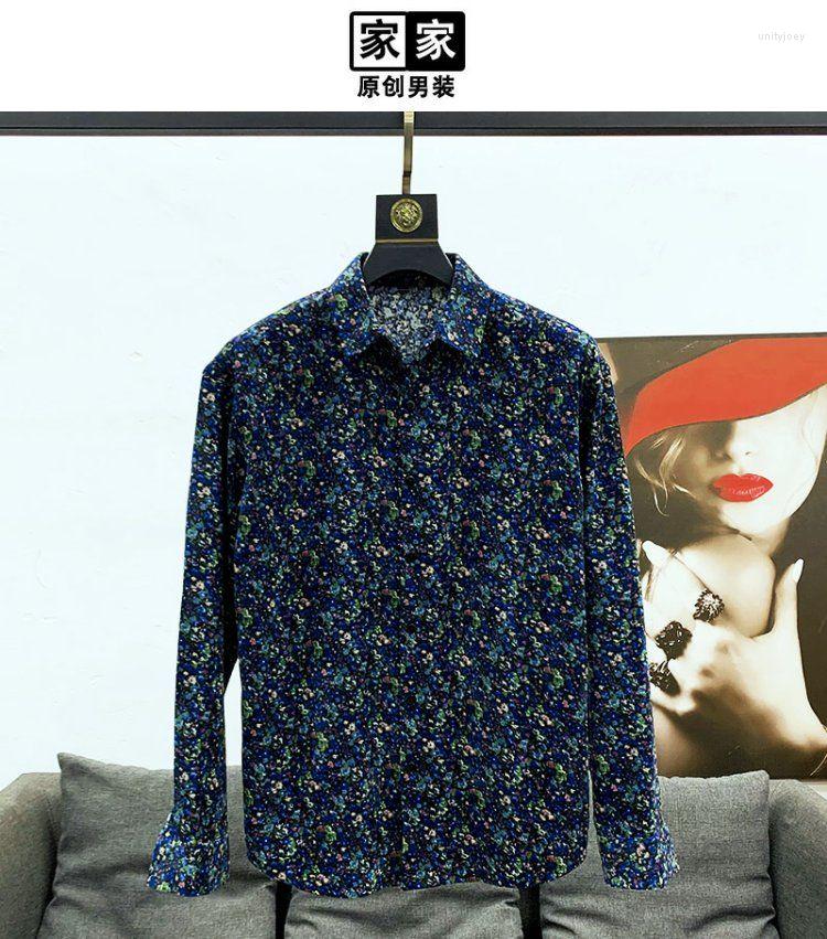 

Men's Casual Shirts P03715 Fashion Men's 2023 Runway Luxury European Design Party Style Clothing