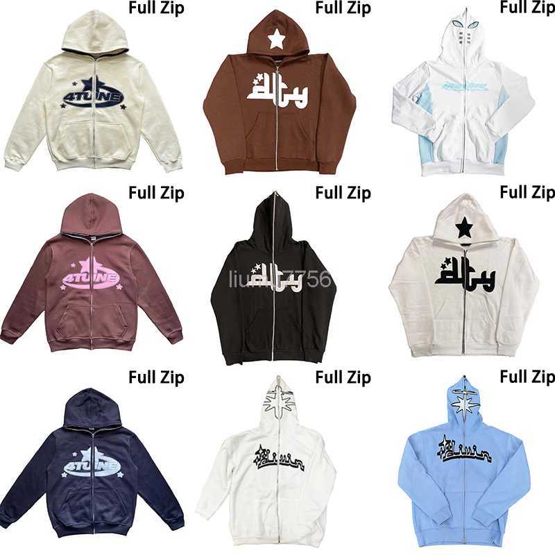 

hoodies Y2K Mens Hip Sweatshirts Hop Full Zip Up Rhinestone Hoodie Men Gothic Streetwear Long Sleeve Oversized Anime Sweatshirt 0BBI, 14