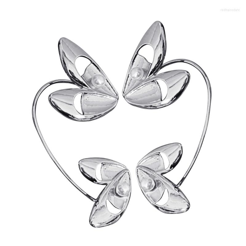 

Backs Earrings Ear Cuffs Fairy Style Clip Alloy Material For Woman Girls
