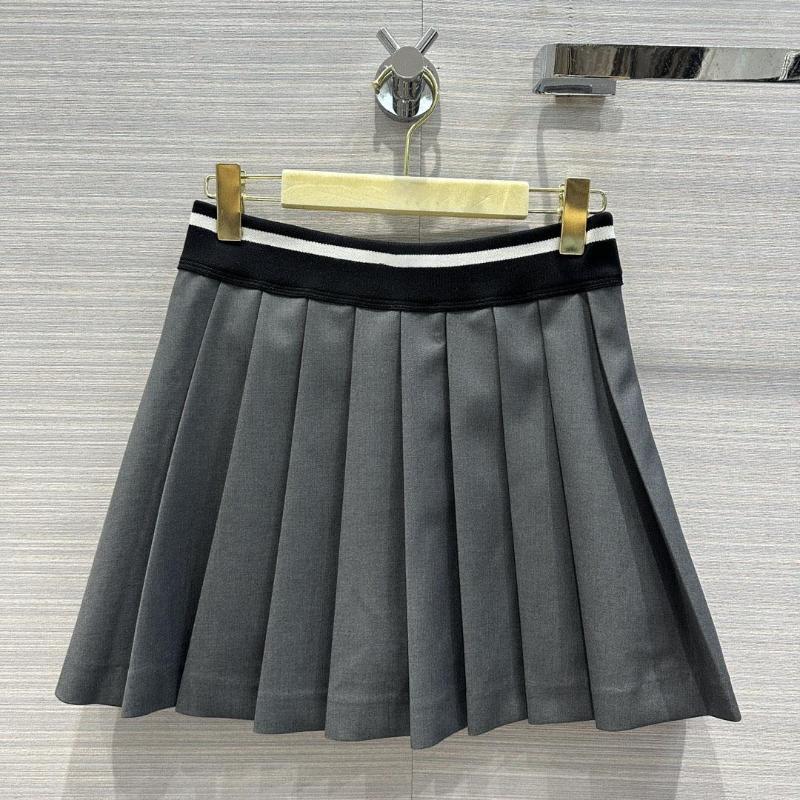 

Skirts Retro British Style Jk Ultra Short Pressed Pleated Half Skirt!, Gray