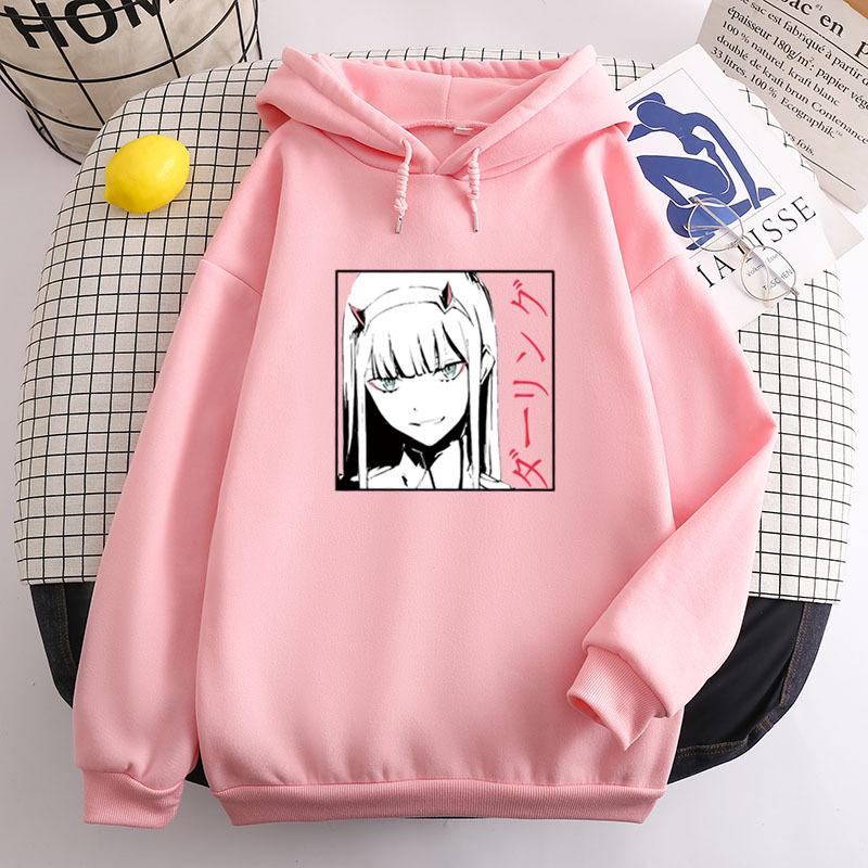

Women's Hoodies Kpop Cute Kawaii Loose Sweater Women Anime Print Harajuku Jacket Fashion Aesthetics Streetwear Plus Size Tops Pullovers Y2K, Lavender