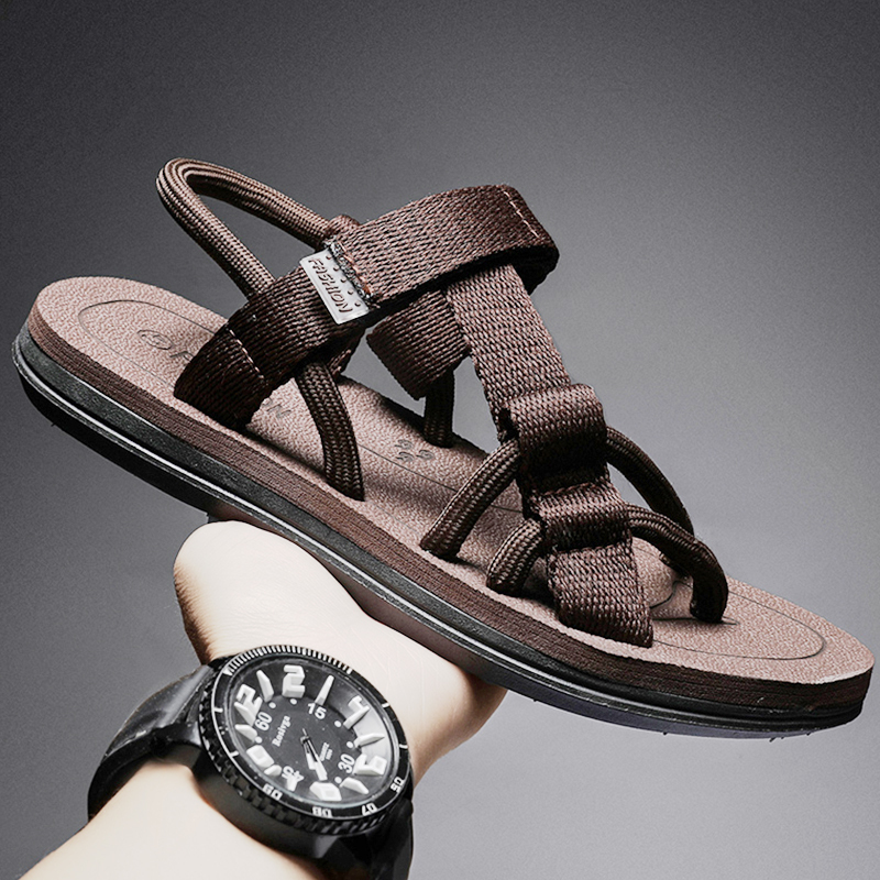 

Sandals Summer Men Sandals Non-Slip Male Flip Flops Soft Men's Slippers Lightweight Outdoor Sandals Casual Beach Shoe 230413, Brown