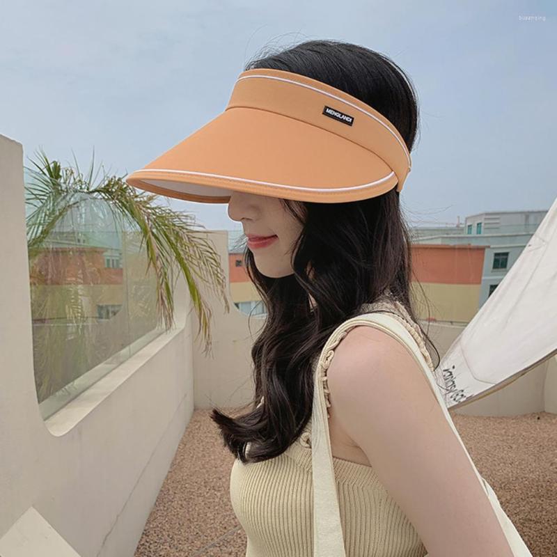 

Wide Brim Hats Sun Protection Washable Summer Travel Casual Sunshade Hat Fashion Accessories, Black