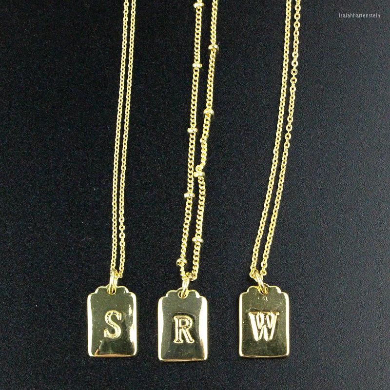 

Pendant Necklaces 18inch 10pcs/lot Design Plated Necklace A-Z 26 Letters Component Chain Wholesale
