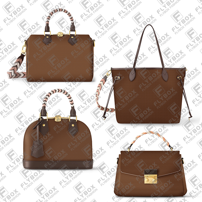 

N40451 N40448 N40450 N40447 Braided Bag Totes Handbag Shoulder Bag Crossbody Women Fashion Luxury Designer Messenger Bag High Quality TOP 5A Purse Fast Delivery, Al 1 & with dust bag