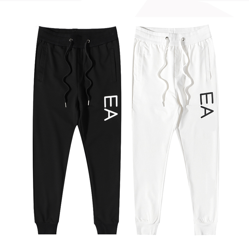 

New Fashion Mens Womens Designer Branded Sports Pant Sweatpants Joggers Casual Streetwear Trousers Clothes high-qualityM-2XL, White