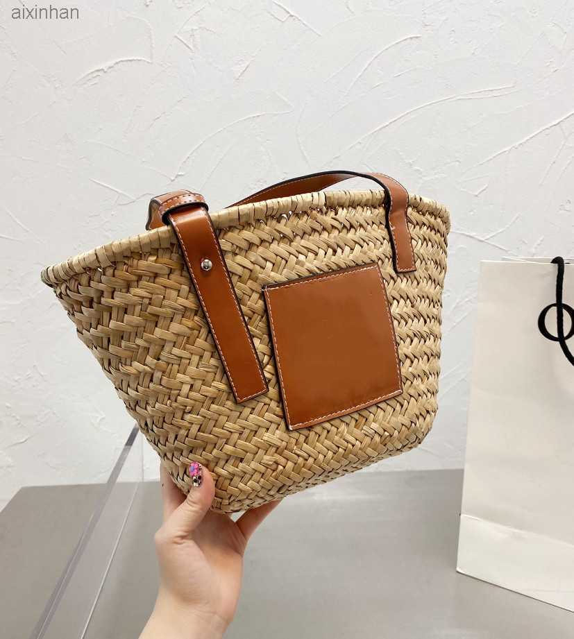 

Straw bags spring/summer 2021 raffia handmade woven bag female handbag women beach bag fashion shoulder bag genuine leather loveHigh quality, Contact us to see more
