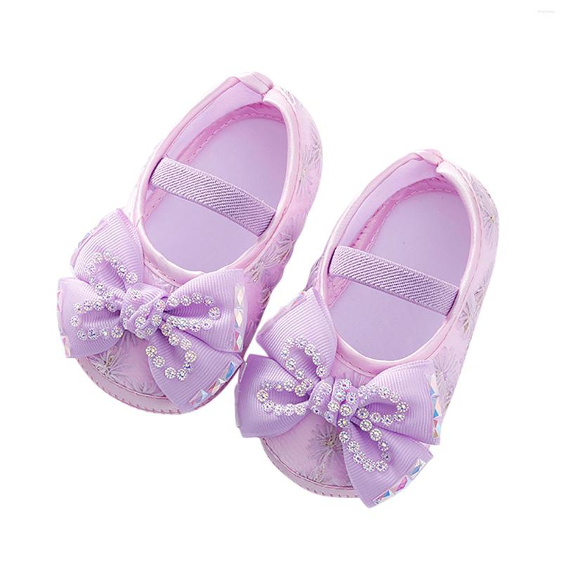 

First Walkers Princess Shoes Children Kids Girls Boys Soft Toddler Infant Prewalker Born Baby Accessories, Red