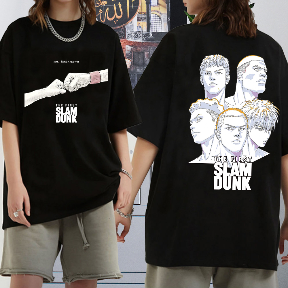 

Men's T-Shirts Anime Streetwear Unisex T-Shirt Japanese Fashion Anime The First Slam Dunk Harajuku T-Shirt 230413, Black no pattern