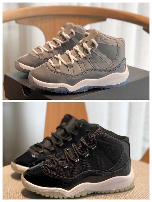 

New 2022 Basketball Shoes 11 Retro Cool Grey 378039-005 US Medium Grey Little Kids Sneakers Children Boys Girls Sports Shoes Size 11C-3Y EUB, 001