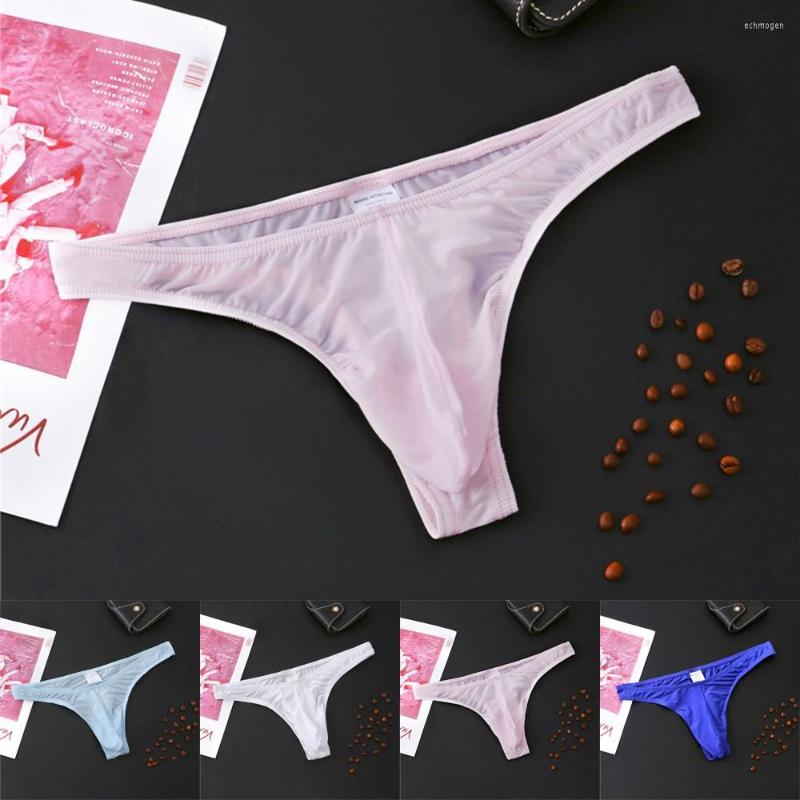 

Underpants Elephant Nose Underwear Men Briefs Comfy Breathable Thong Ultra-Soft Low-Rise Bikini G-String Sexy Lingerie, Pink