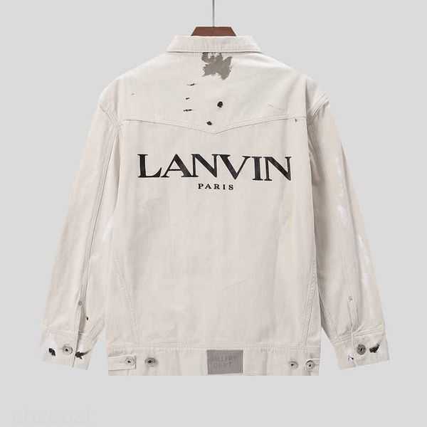 

Fashion Designer Jackets Trendy Speckle Galleryes Print Denim Coat Apricot Galleries Dept Langfan Jointly Handmade 8TN5 Y4J2, Rice apricot color