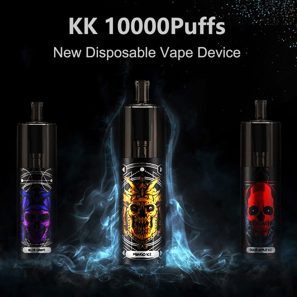

new original KK 10000 puffs disposable vapes 12 flavors e cigarette puff vape pen ecig 17ml pod mesh coil airflow adjustable rechargeable disposable cigarette vapor
