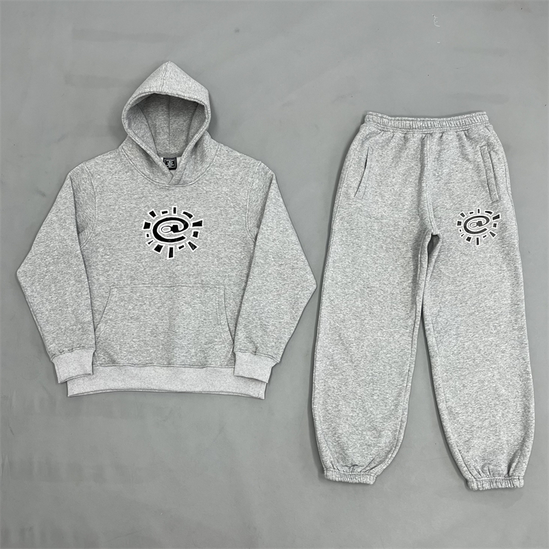 

2023 Hoodies KAILAS Sun Tracksuits Grey Men's Tracksuit Embroidered Hoodie Streetwear Original Plus Sweatshirts And Sweatpants Men Sets Hooded, Gray