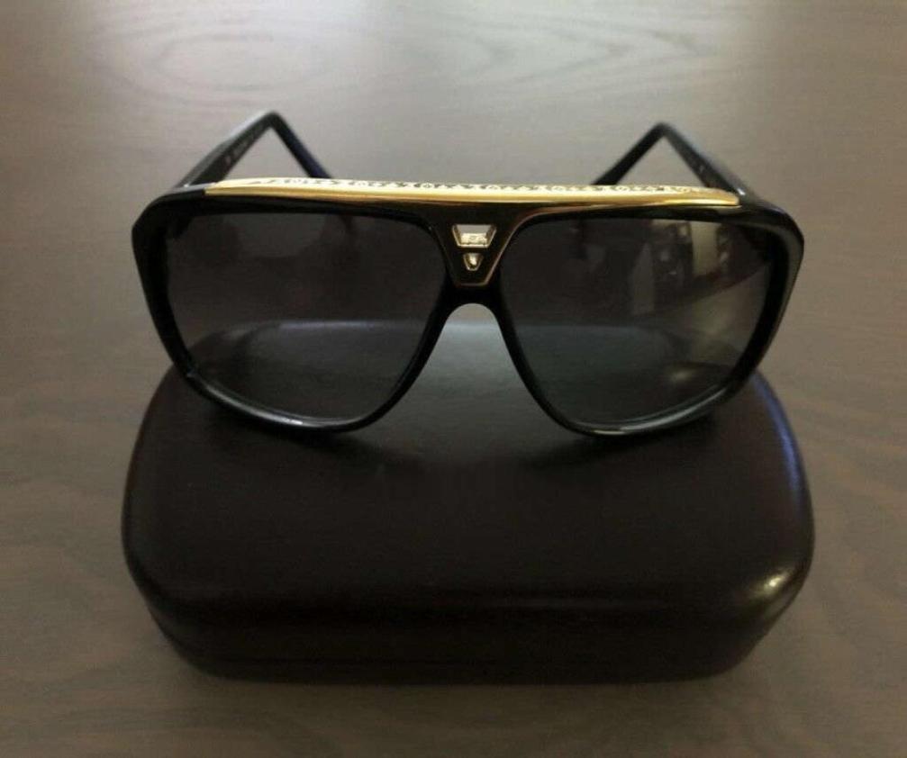 

fashion Luxury new brand Evidence sunglasses for women retro vintage men designer shiny gold frame laser logo quality with box6552911