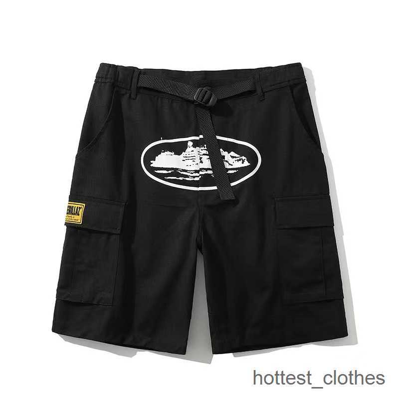 

TOP1 Corteiz Shorts Men's Boat Print Multi Pocket Croteiz Cargo Ins Fashion Hip Hop Skateboarding Casual Street Crtz Loose 0P6A, Customize