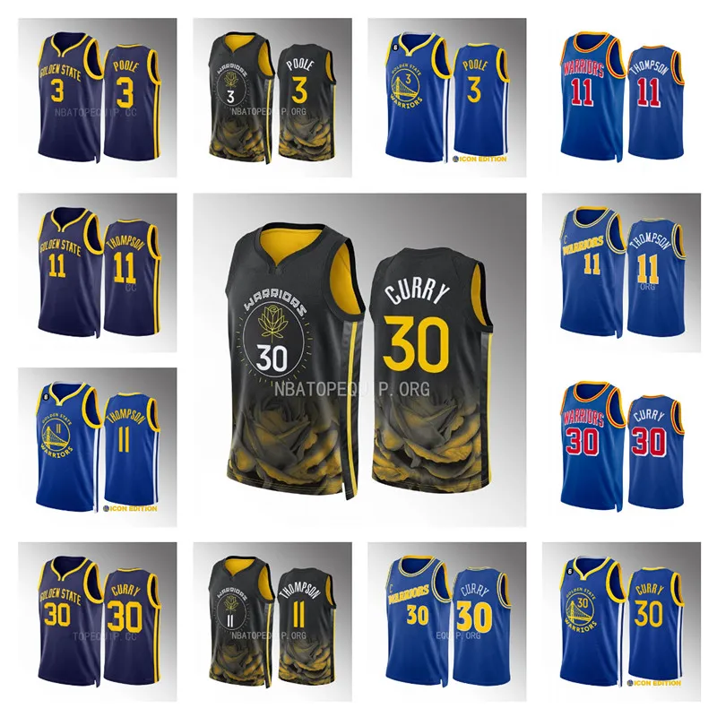 

Men's Tracksuits Basketball Jerseys Klay Poole Thompson Stephen Curry Golden State''Warriors''Men 2022-23 Authentic Jersey, Custom