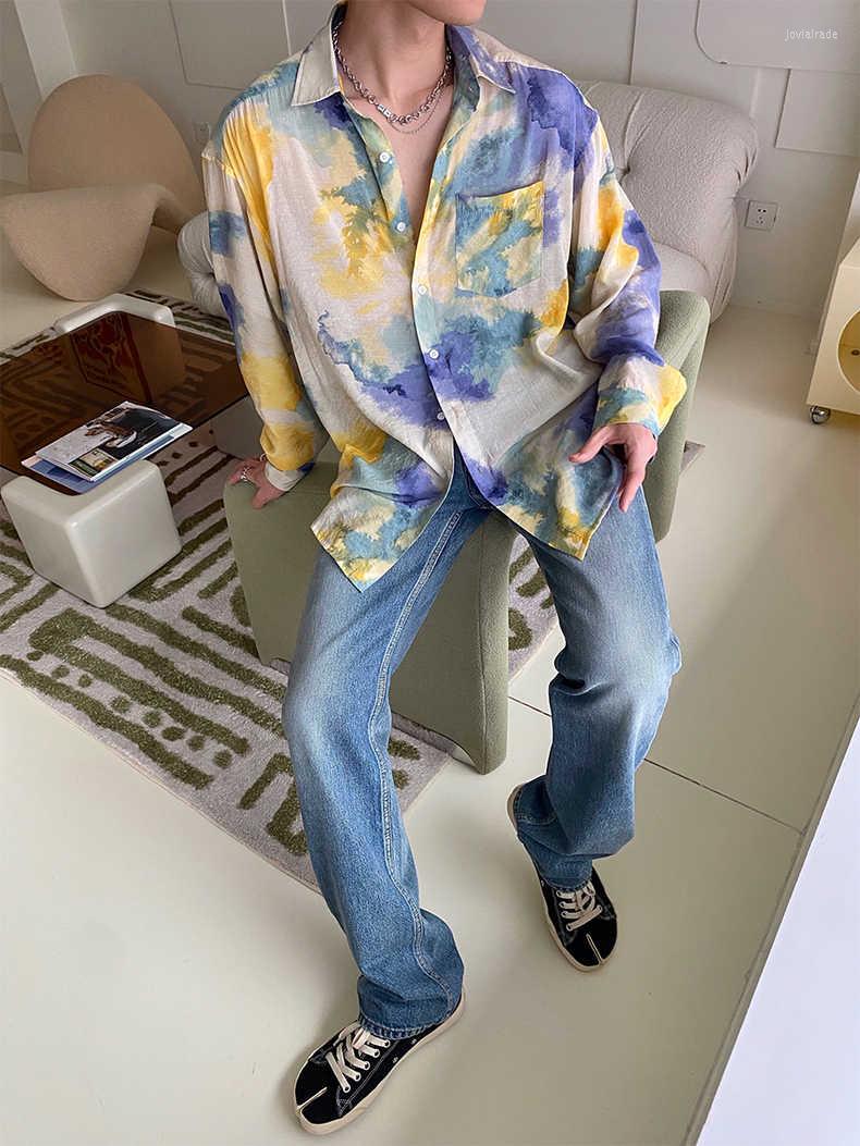 

Men' Casual Shirts X0386 Fashion Men' 2023 Runway Luxury European Design Party Style Clothing, Picture shown