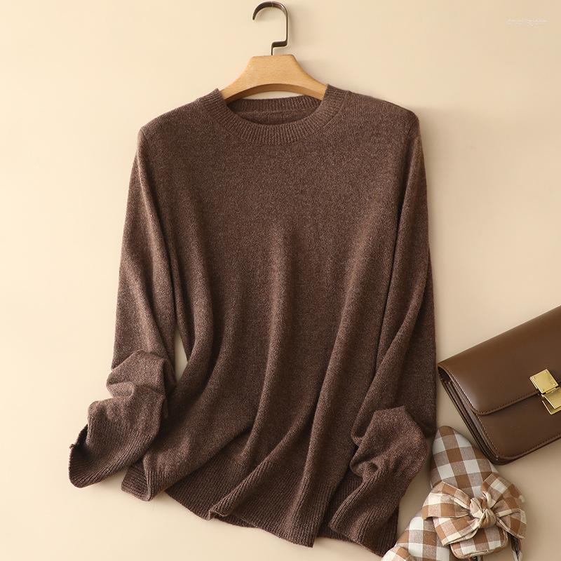 

Women' Knits Knitted Cashmere Sweater For Women, Ivory
