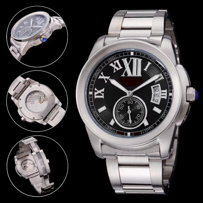 

Top Quality Men Fashion Watch Classic Square Design Stainless Steel Mens Watches Automatic Movement Glide Sweep Move Wristwatches Clock a38