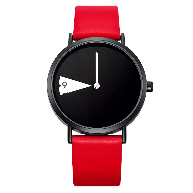 

2023 Sinobi Women Watch Creative Wristwatch Lady Clock Rotate Yellow Leather Band Wristwatches Clock Montres Femme Reloj Mujer, Color-3