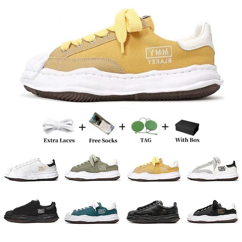 

Maison Mihara Yasuhiro Sneakers Designer Shoes Fashion MMY Blakey Wayne Original Sole Leather Low Sneaker Women Men Luxury Loafers Canvas shoe Flat Casual Trainers