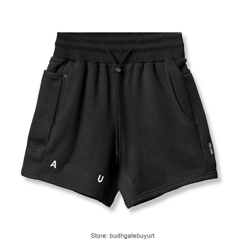 

2023 ARSV Men's Shorts American Fashion Brand Straight Leg Casual Terry Shorts Sweatwicking And Breathable Sports Capris For Men, Dark brown