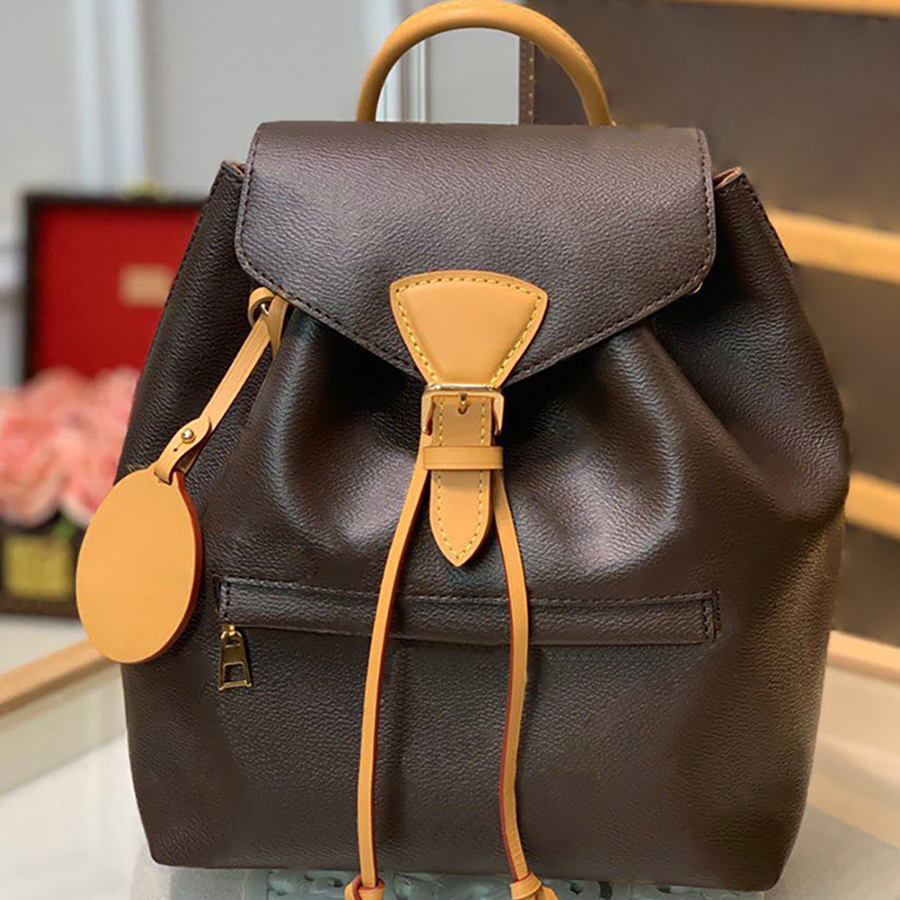 

Designer Backpack Luxury Bucket Bags 1:1 Quality Genuine Leather Handbag 33CM With Box ML125, M45501
