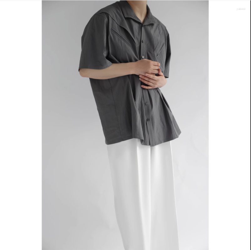 

Men' Casual Shirts P03671 Fashion Men' 2023 Runway Luxury European Design Party Style Clothing, Picture shown