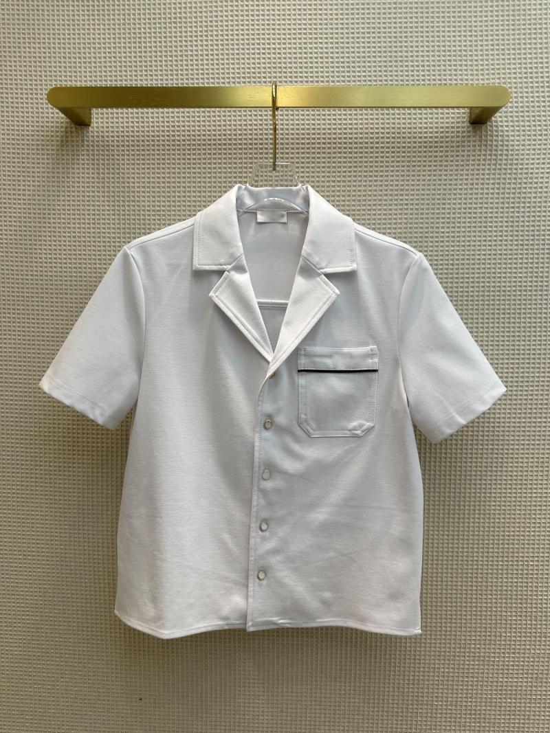 

Men' Casual Shirts Lapel Small Shirt Chest Pocket Design Temperament Everything With Wind Simple And Rich, White