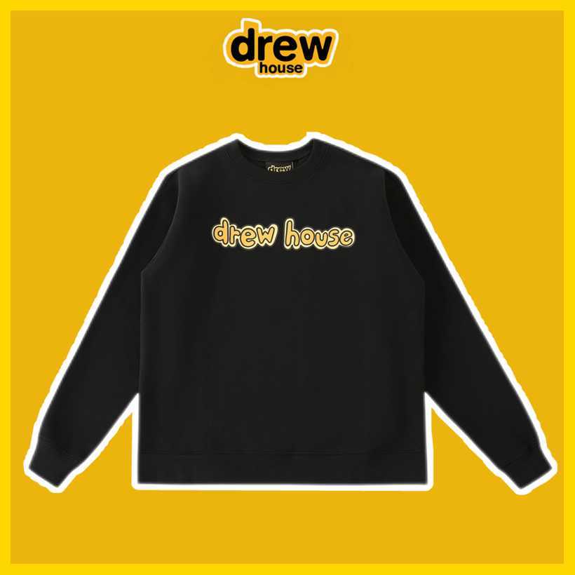 

DrewHouse Bieber Same Hand-painted Letter Printing Couple Loose Fashion Round Neck Sweater Men's Hoodies, Shipping fee