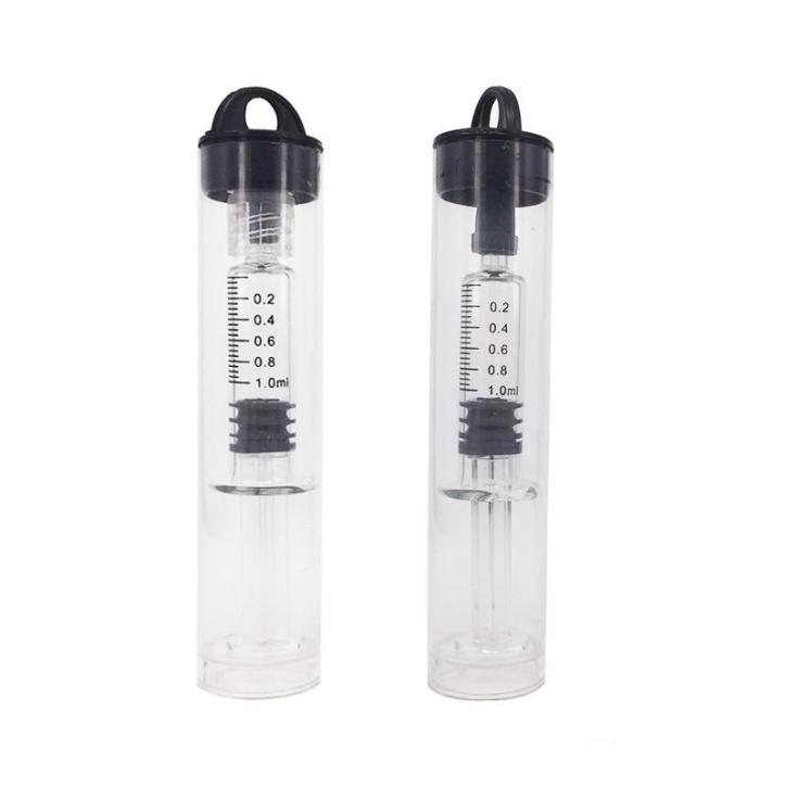 

1Ml Luer Lock Glass Syringe With Measurement Concentrate Injector Luer Head For Empty Vape Pen Oil Cartridge With Plastic Tube Pac3953871