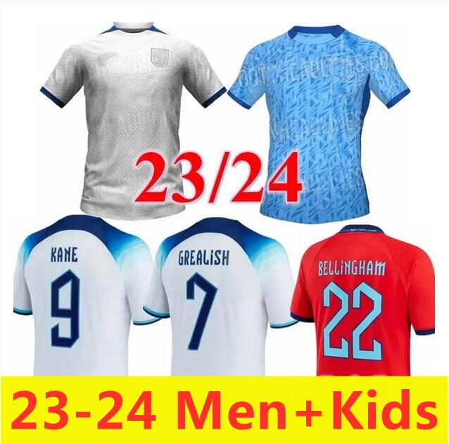 

2023 2024 eNGLanD MEAD women soccer jerseys KANE STERLING RASHFORD SANCHO GREALISH MOUNT FODEN SAKA 22 23 24 special football shirt men uniform BELLINGHAM 66, 23 24 away kids