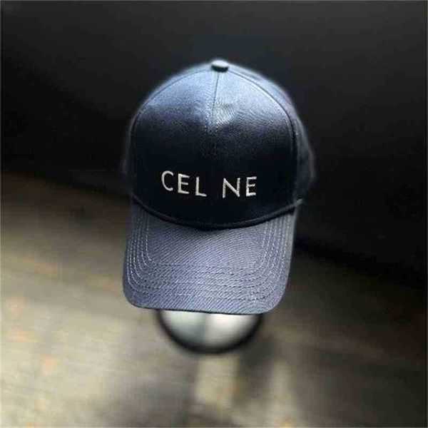 

ball celins s designer caps full details silin metal buckle letter hardtop baseball hat lisa same star duck tongue hat mens and womens fashion 1INW6, Navy blue