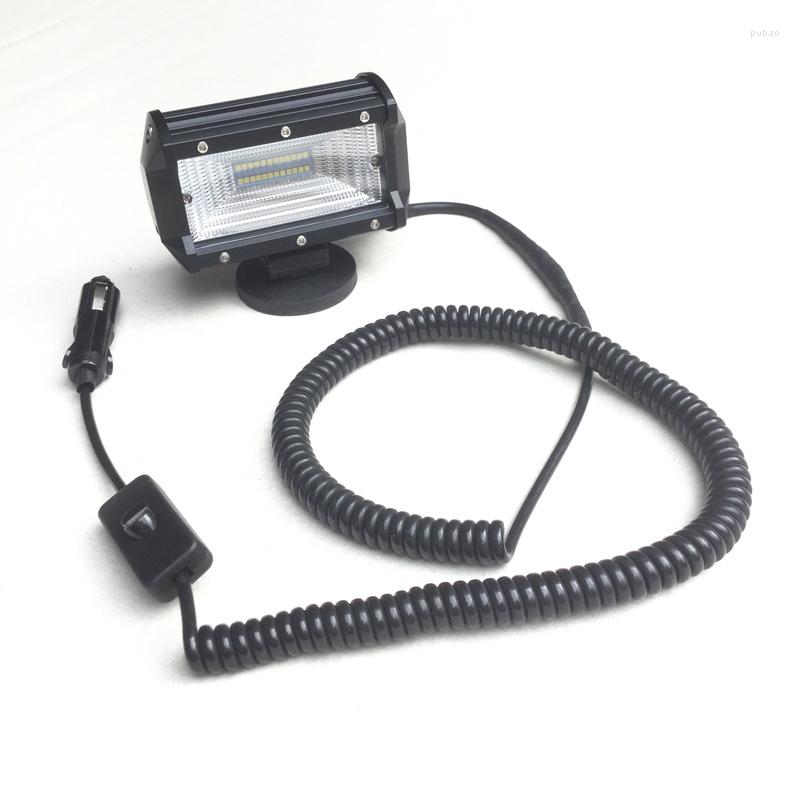 

Lighting System 72W COB Led Magnet Holder Car Truck Work Light Flood Lamp Emergency Maintenance Search Rescue Boat Fishing Hunting Camp