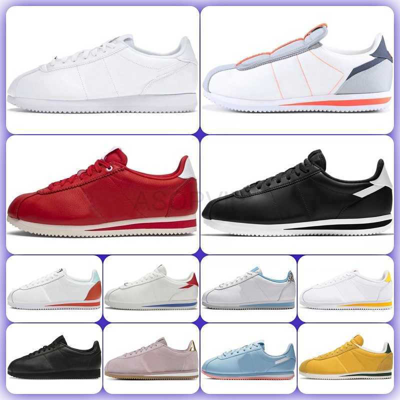 

Classic Cortez Casual Designer Shoes Men Women OG Lemon Frost Light Smoke Grey Offs Noir Sesame Big Royal Red Black White Multi Blue Yellow Premium Running Sneakers, #14