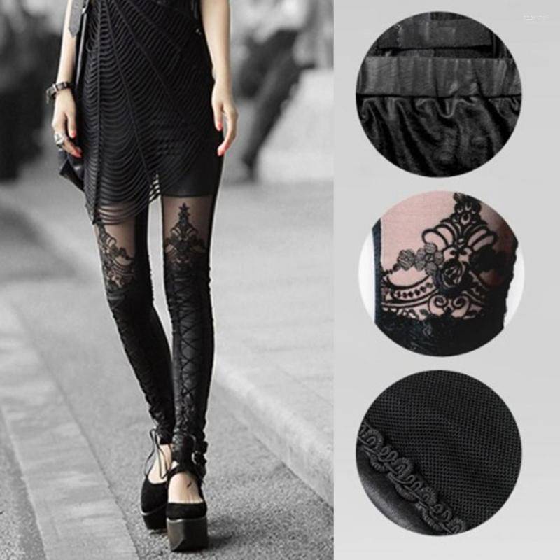 

Women's Leggings Fashion Pencil Pants Coldproof Skinny Trousers Mid-Rise Women Faux Leather Long Versatile, Black