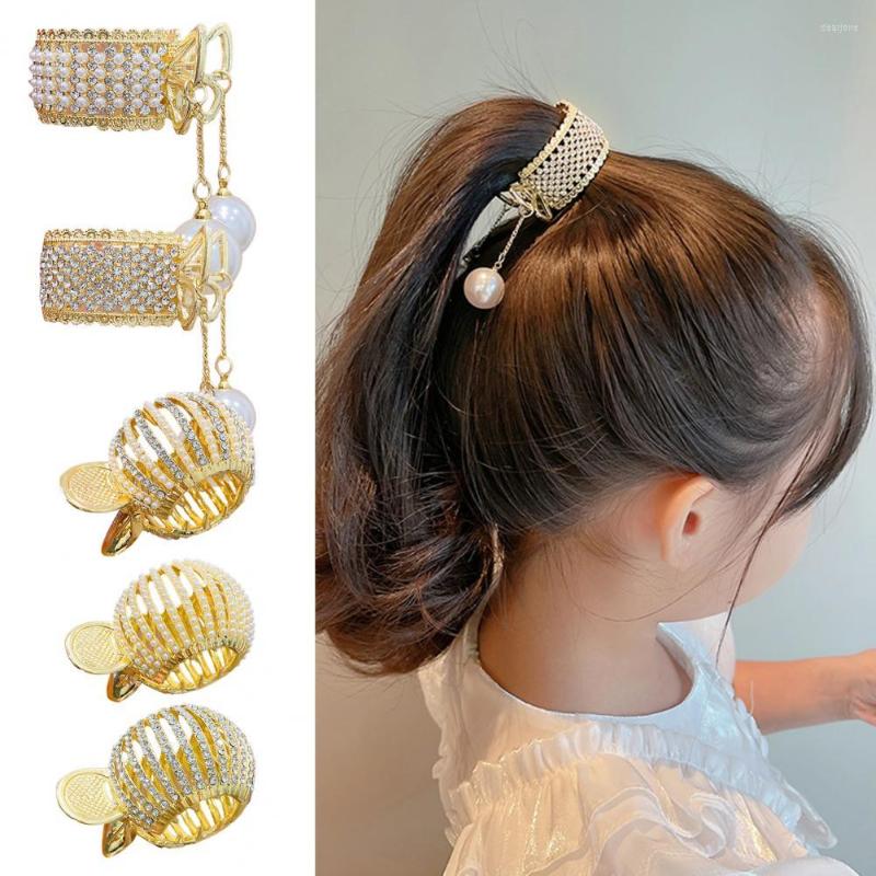 

Hair Accessories Beautiful Rhinestone Hollow Out Anti-Fall Claw Clip All Match Headdress