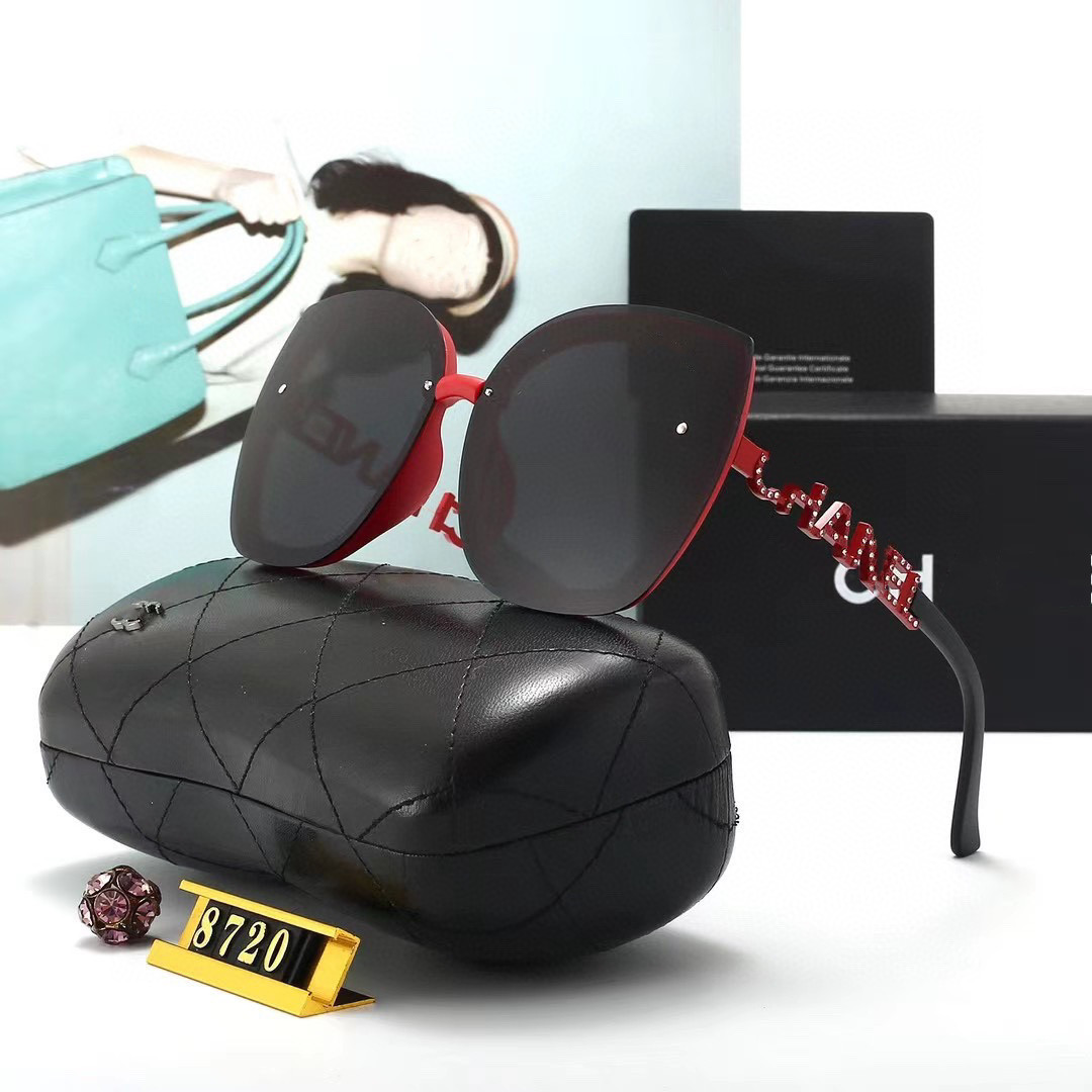 

Designer Sunglasses For Women and Men Fashion Model Special UV 400 Protection Letter Big Leg Double Beam Frame Outdoor Design Alloy Sunglasses