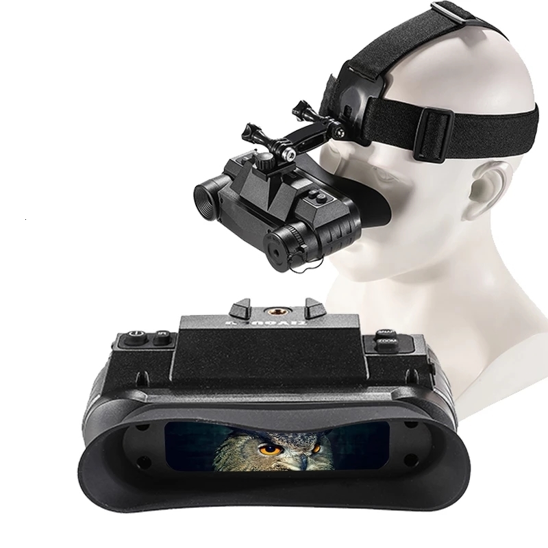 

Telescopes G1 Helmet Night Vision Goggle NV Binocular 1920x1080P 4 5 Digital Zoom 940nm IR Head Mount Eyepiece infrared Goggles Device 230412