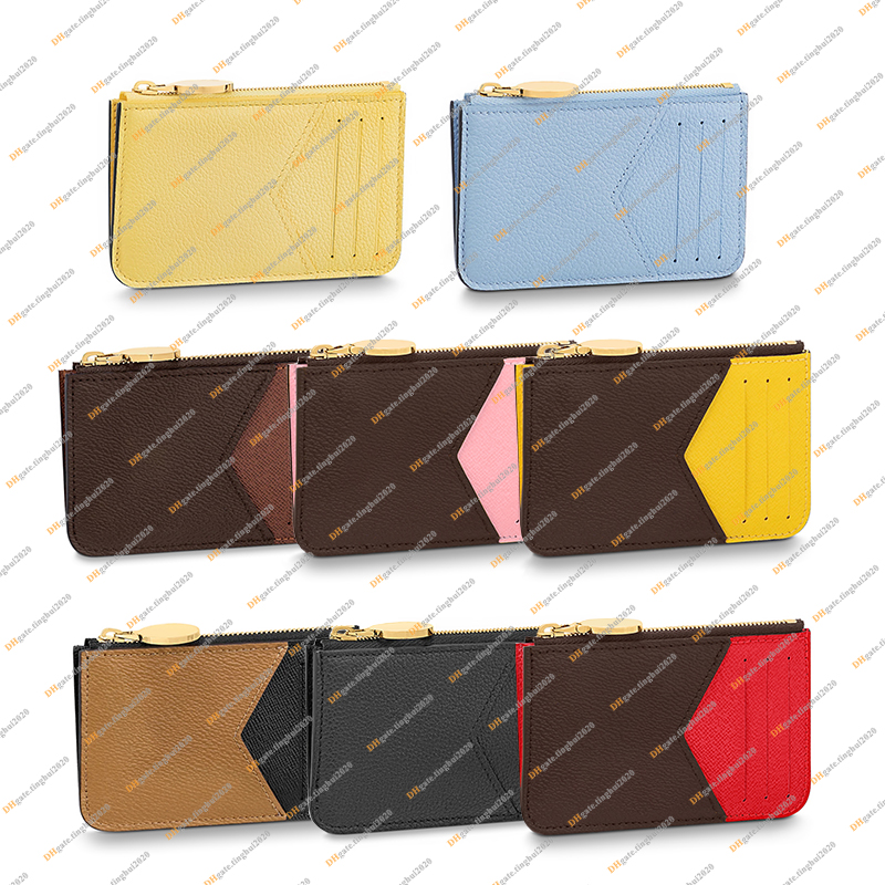 

Ladies Fashion Casual Designer Luxury Romy Card Holder Wallet Coin Purse Key Pouch Credit Card Holder TOP Mirror Quality M81880 M81912 M81881 M81882 M81883 Business, Brown yellow / with dust bag