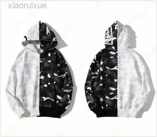 

mens hoodies designer hoodie Shark luminous women sweatshirts letters Camo hoody oversized cotton zip sweaters hoodys embroidered cardigan a1 10TS2, Style no. 5