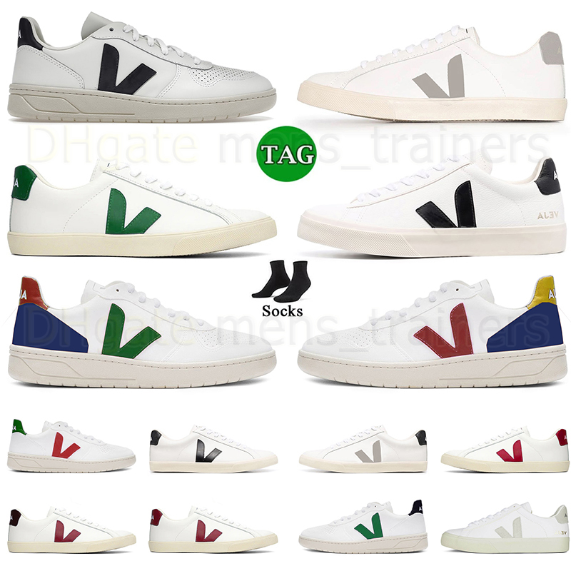 

Designer Veja Womens Shoes Sneakers Leather White Black Classic Couples Vegetarianism Original Campo Luxury Vejas Men Casual Loafers Trainers Zapatillas 36-45, B10 v-10 leatherwhite nautico pekin