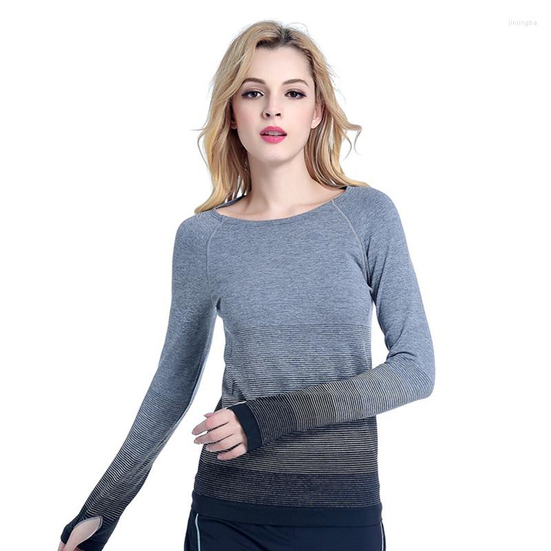 

Women' T Shirts 2023 Fashion 4 Color Stitching Women Shirt Tops Fitness Long Sleeve T-Shirt -L P1, Picture shown