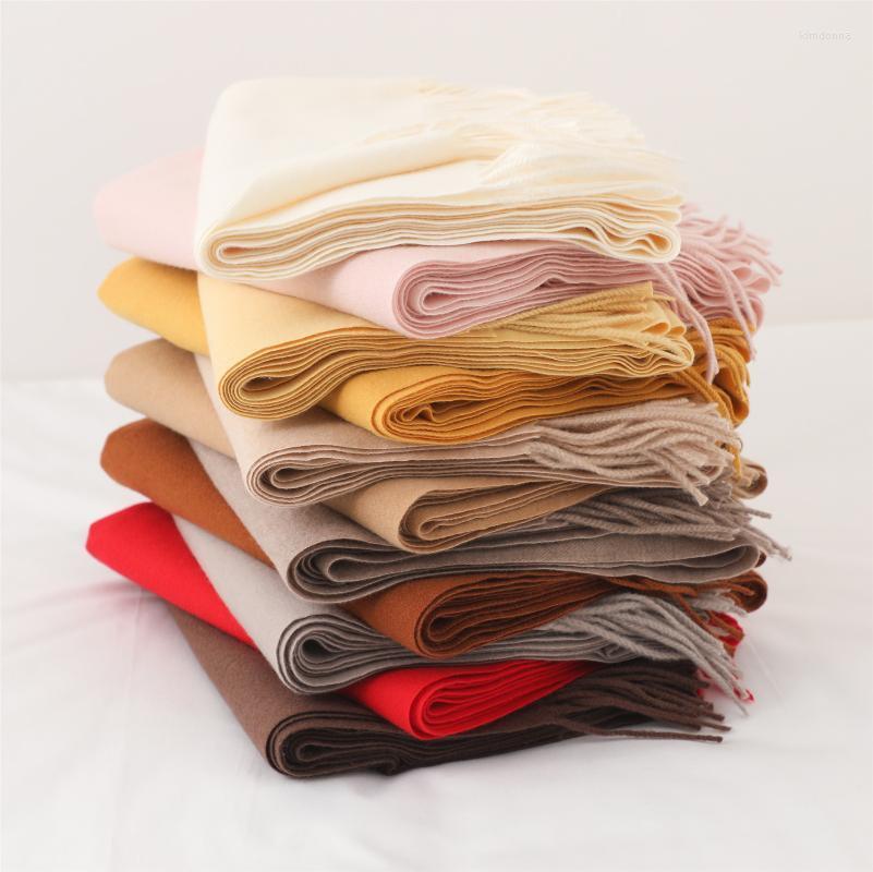 

Scarves Winter Cashmere Scarf Women Warm Pashmina Shawl Wraps Female Tassel Echarpe Blanket Unisex Muffler FoulardScarvesScarves Kimd22