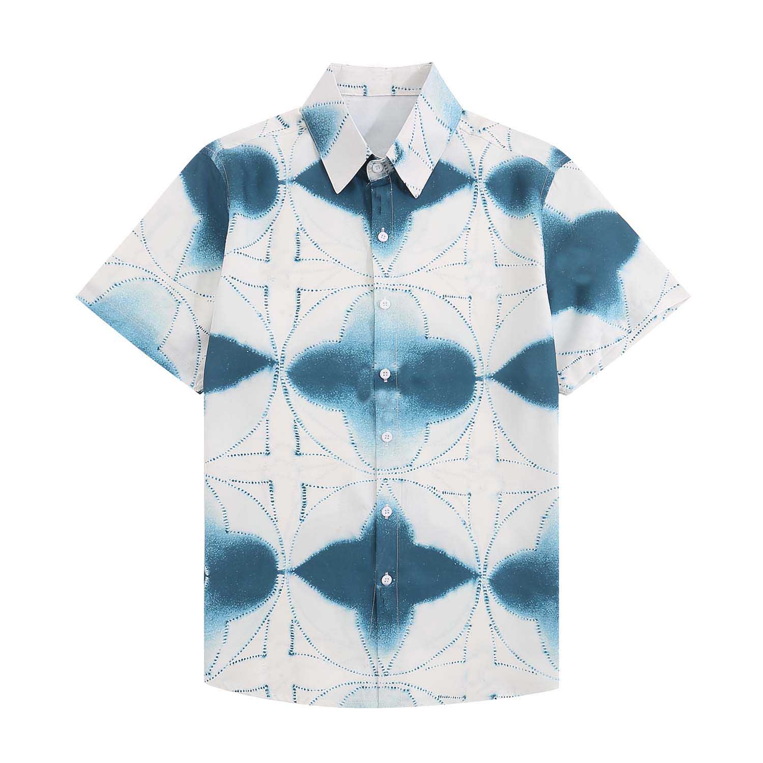 

2023ss Shirt Men Women High Quality Cartoon Printing Hawaiian Shirts Tee