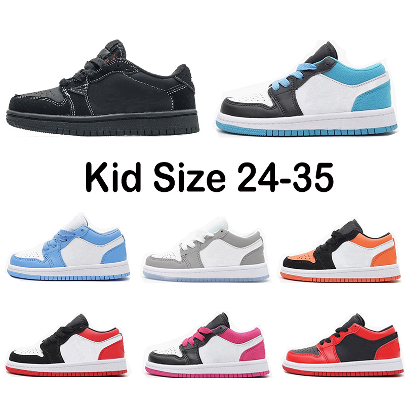 

2022 Top quality Jumpman 1 Basketball Shoes Boys Girls Children Toddler Sport Trainer Obsidian Youth Kids Outdoor Sneaker Size 24-35, With original box